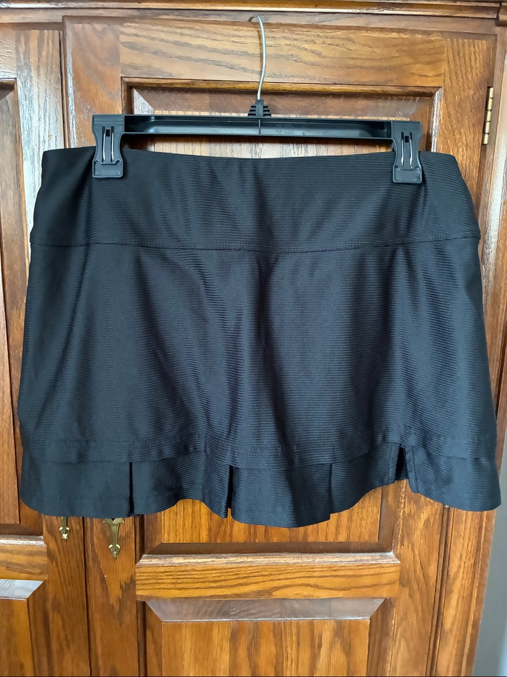 bolle Black Pleated Athletic Skort